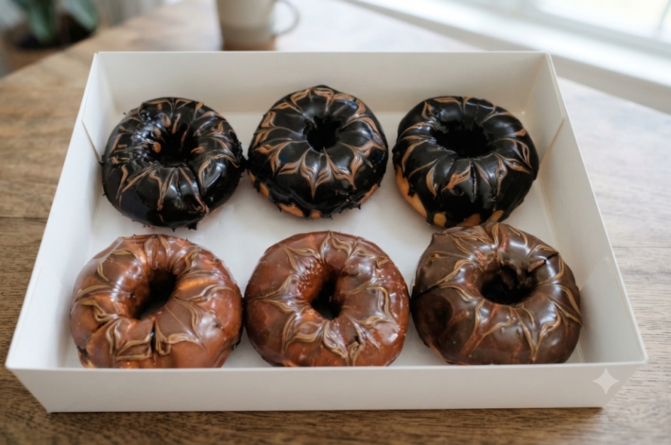 Chocolate Dipped — Donuts by Casa Fiora