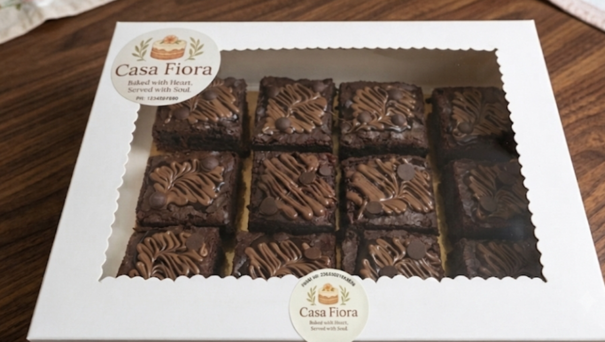 Classic Fudge Brownie — Brownies by Casa Fiora